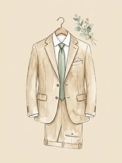 Ilustración: Traje, corbata opcional